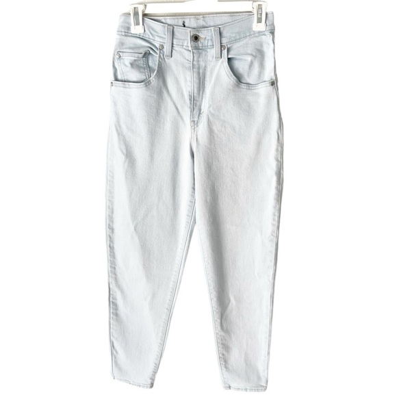 Levi’s Jeans 27 Silver Tab Light Wash High Rise Tapered Retro Urban Outfitters - Picture 1 of 6